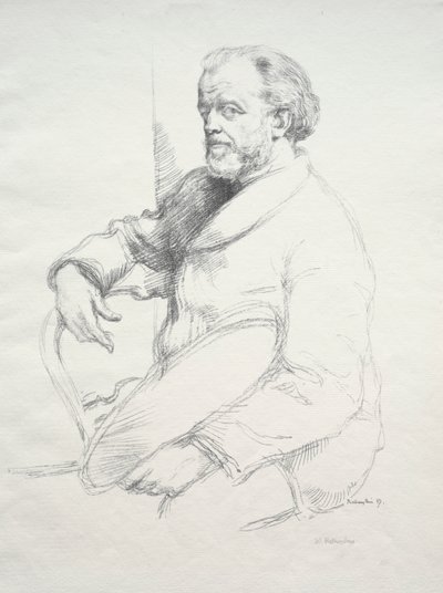 Henri Fantin Latour av William Rothenstein