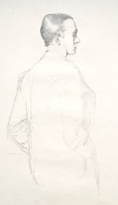 Max Beerbohm, 1898. av William Rothenstein