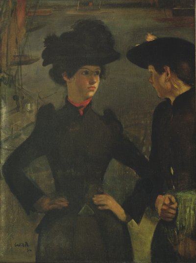 Coster Girls av William Rothenstein