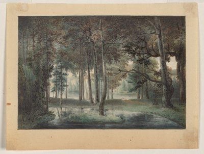 Utsikt från konstnärens egendom, Springland, eller det elyseiska lövsalen av William Russell Birch