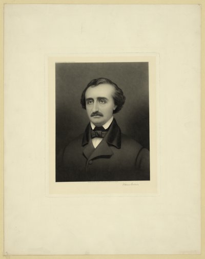 Porträtt OP Edgar Allan Poe 1-5, Q5 av William Sartain