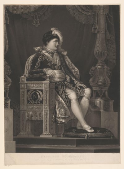 Porträtt av Napoleon Bonaparte Napoleon Buonaparte (titel på objekt) av William Say