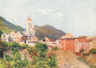 Laigueglia, nära Alassio (färglitografi) av William Scott