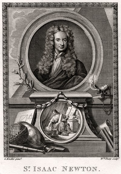 Sir Isaac Newton, 1774 av William Sharp
