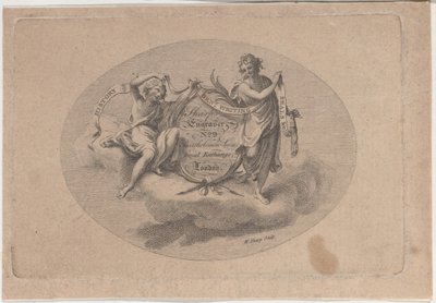 Byteskort för William Sharp, gravör, 1800-talet. av William Sharp