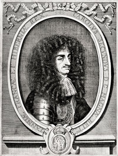 Karl II, kung av Storbritannien och Irland, 1800-talet av William Sherwin