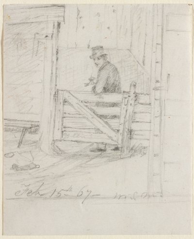 Vilar på staketet av William Sidney Mount