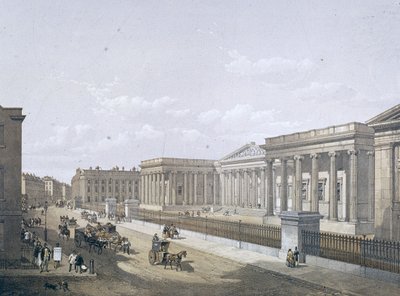 British Museum, Holborn, London, 1852 av William Simpson