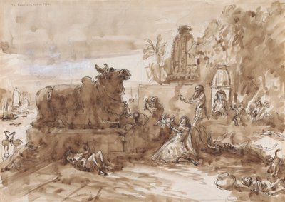 Svält i Indien av William Simpson