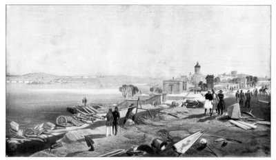 Sebastopol från baksidan av Fort Nicholas, 1900. av William Crimea Simpson