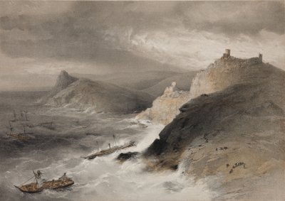 Storm i Balaklavabukten den 14 november 1854, 1855 av William Crimea Simpson
