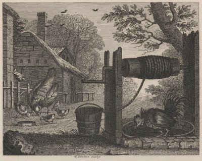 Den gamla hönan och hanen av William Skelton