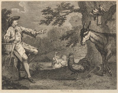 Ugglan, svanen, hanen, spindeln, åsnan och bonden av William Skelton