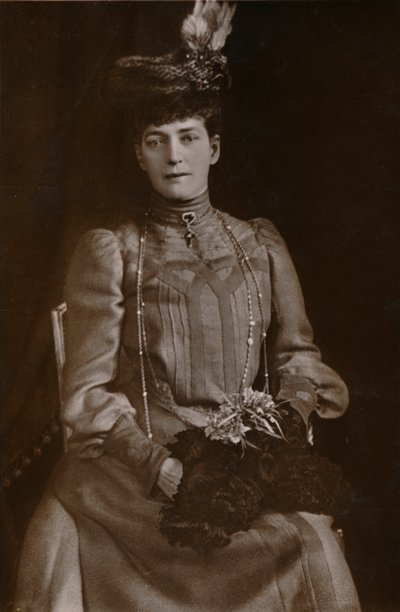 Alexandra, drottningkonsort till kung Edward VII av Storbritannien, 1905 av William Slade Stuart