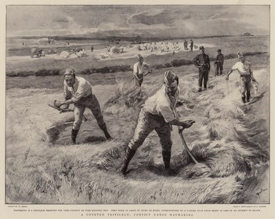 Ett eftertraktad privilegium, fånggängen Haymaking av William Small