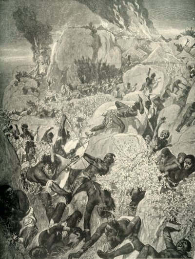 "A Matabele Raid in Mashonaland", 1900. av William Small
