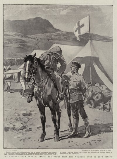 Retreatet från Dundee, som ger order om att de sårade måste lämnas kvar av William Small