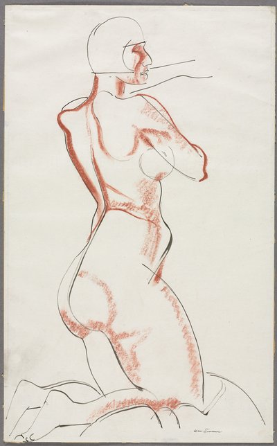 Naken figur av William Sommer