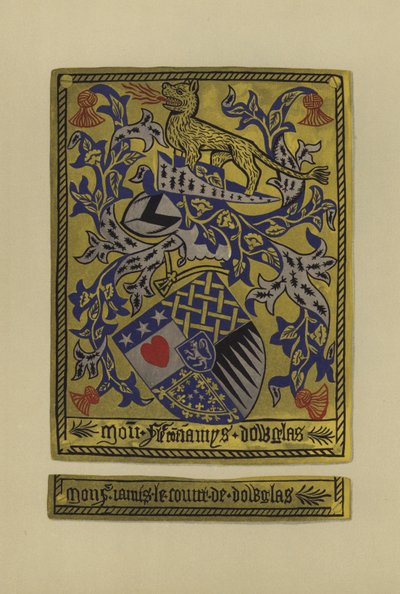 Sir James Douglas, earl av Douglas och Avondale, 1461-1488 (chromolitho) av William St John Hope