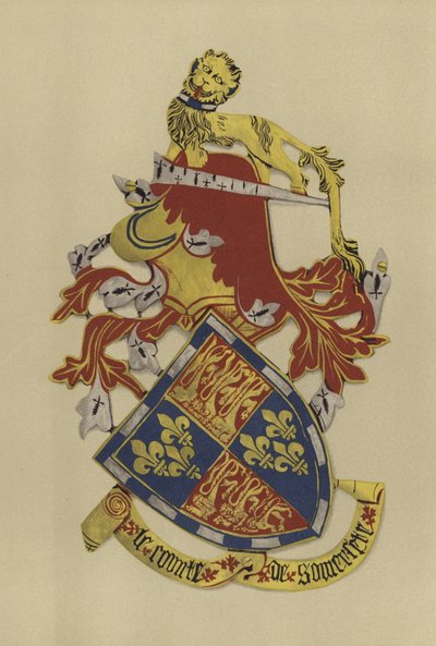 Sir John Beaufort, earl av Somerset, 1397-1410 (chromolitho) av William St John Hope