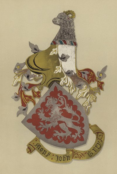 Sir John Grey, jarl av Tankerville, c 1419-1421 (chromolitho) av William St John Hope