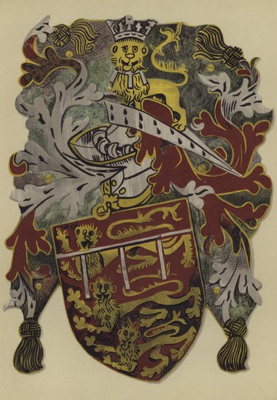 Sir John Mowbray, jarl av Surrey och Warenne, hertig av Norfolk och jarlmarskalk, 1472-1475-6 (chromolitho) av William St John Hope