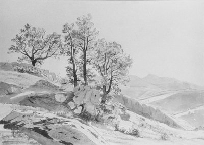 Olevano (romerska Campagnan) av William Stanley Haseltine
