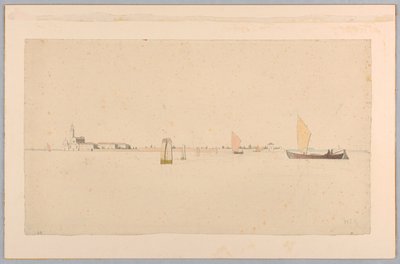 Studie av lagunen, Venedig, Italien av William Stanley Haseltine