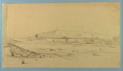 Studie av landskap av William Stanley Haseltine