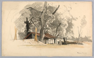 Studie av landskap, Baveno, Lago Maggiore, Italien av William Stanley Haseltine