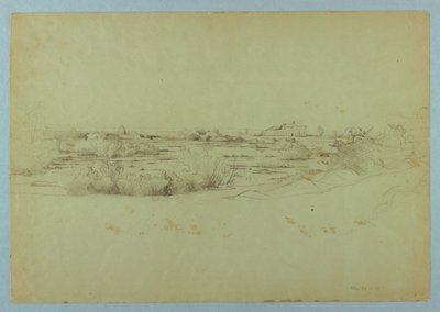 Studie av landskap, Ostia, Italien av William Stanley Haseltine