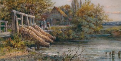 The Weir, c1875 av William Stephen Coleman