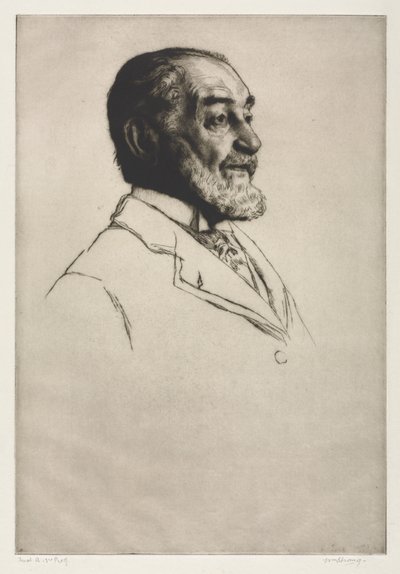 Frederick Harrison, 1914. av William Strang