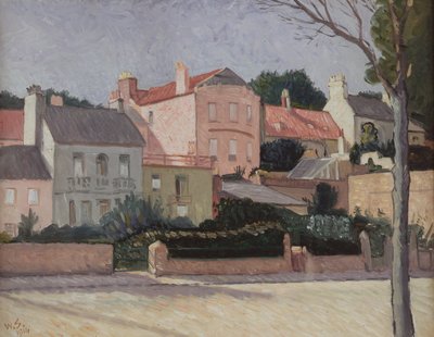 Hus i Hampstead, 1914 av William Strang