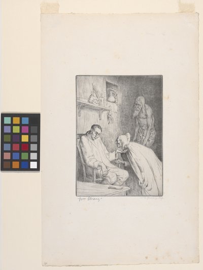 男と魔女 (エッチング) スウェーデン語 av William Strang