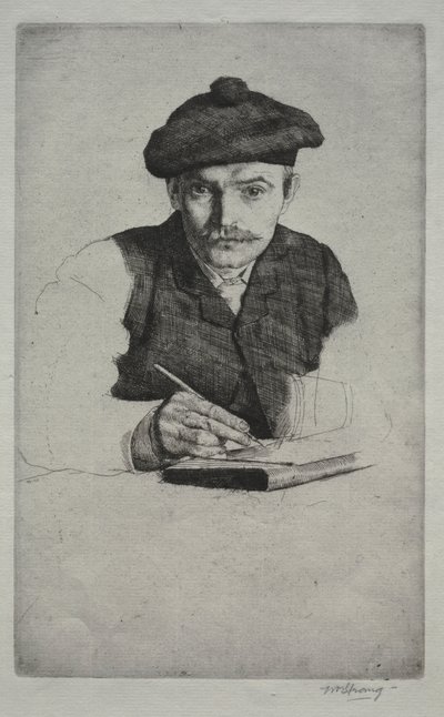 Självporträtt av William Strang