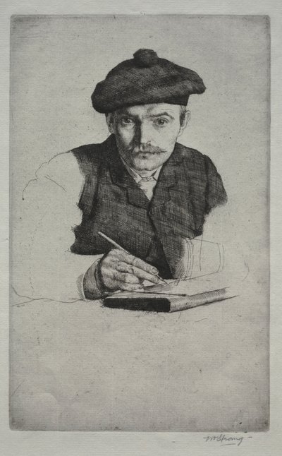Självporträtt, 1885. av William Strang