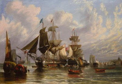 Krimkriget, embarkering av engelska trupper, 1855 / Gem. v. W.Stuart av William Stuart