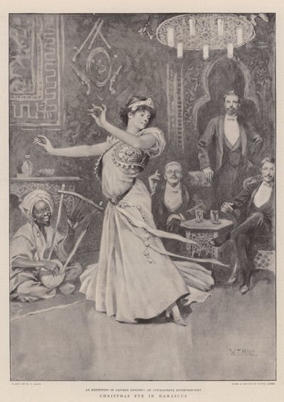 Julafton i Damaskus (litho) av William T. Maud