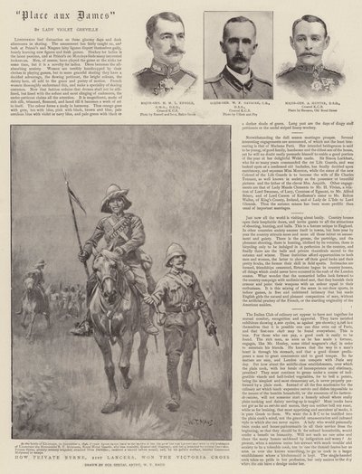 Hur Private Byrne, 21st Lancers, vann Victoria Cross av William T. Maud