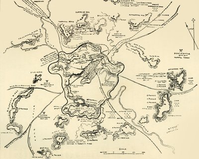"Plan of Ladysmith and Chronicle of Events", 1900 av William T. Maud