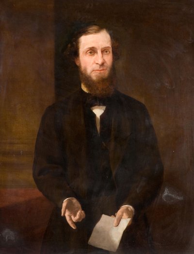 Porträtt av Edwin Yates, 1800-talet. av William Thomas Roden