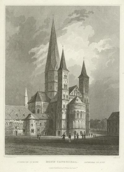 Bonn katedral av William Tombleson