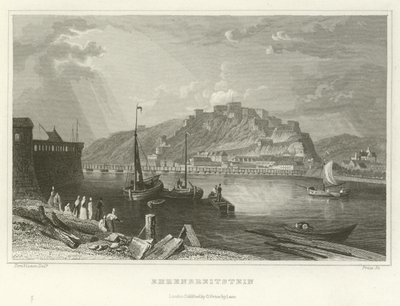 Ehrenbreitstein av William Tombleson