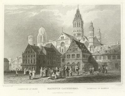 Mayence katedral av William Tombleson