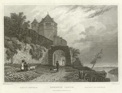 Rheineck slott av William Tombleson