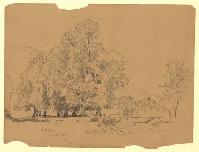 Landskap, Interlaken, Schweiz av William Trost Richards