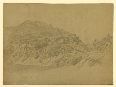 Landskap, Meiringen, Schweiz av William Trost Richards