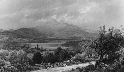Mount Chocorua och sjön, 1873. av William Trost Richards