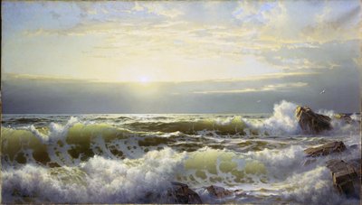 Utanför Connecticut, Newport, 1904 av William Trost Richards